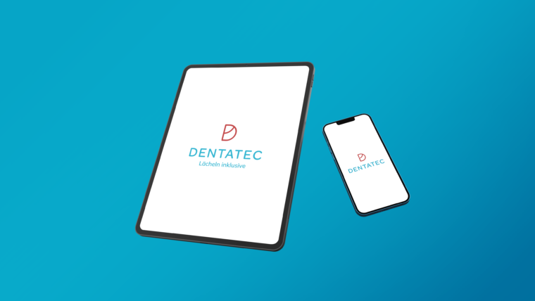 Tablet Mockup mit Dentatec Logos